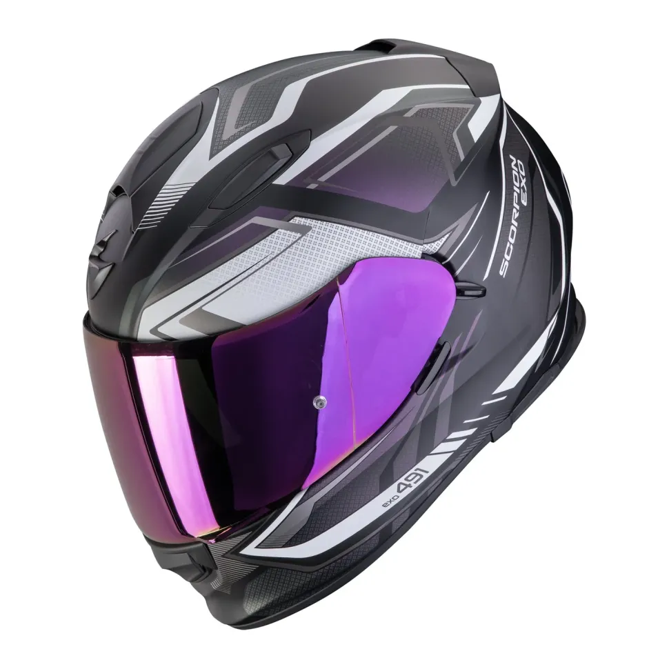 SCORPION Helmet EXO-491 ZUMO Matt Black-Chameleon