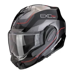 SCORPION Hjälm EXO-TECH EVO PRO Commuta svart/grå/röd