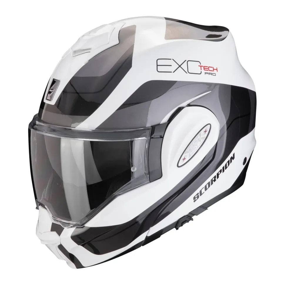 SCORPION Hjälm EXO-TECH EVO PRO Commuta vit/röd