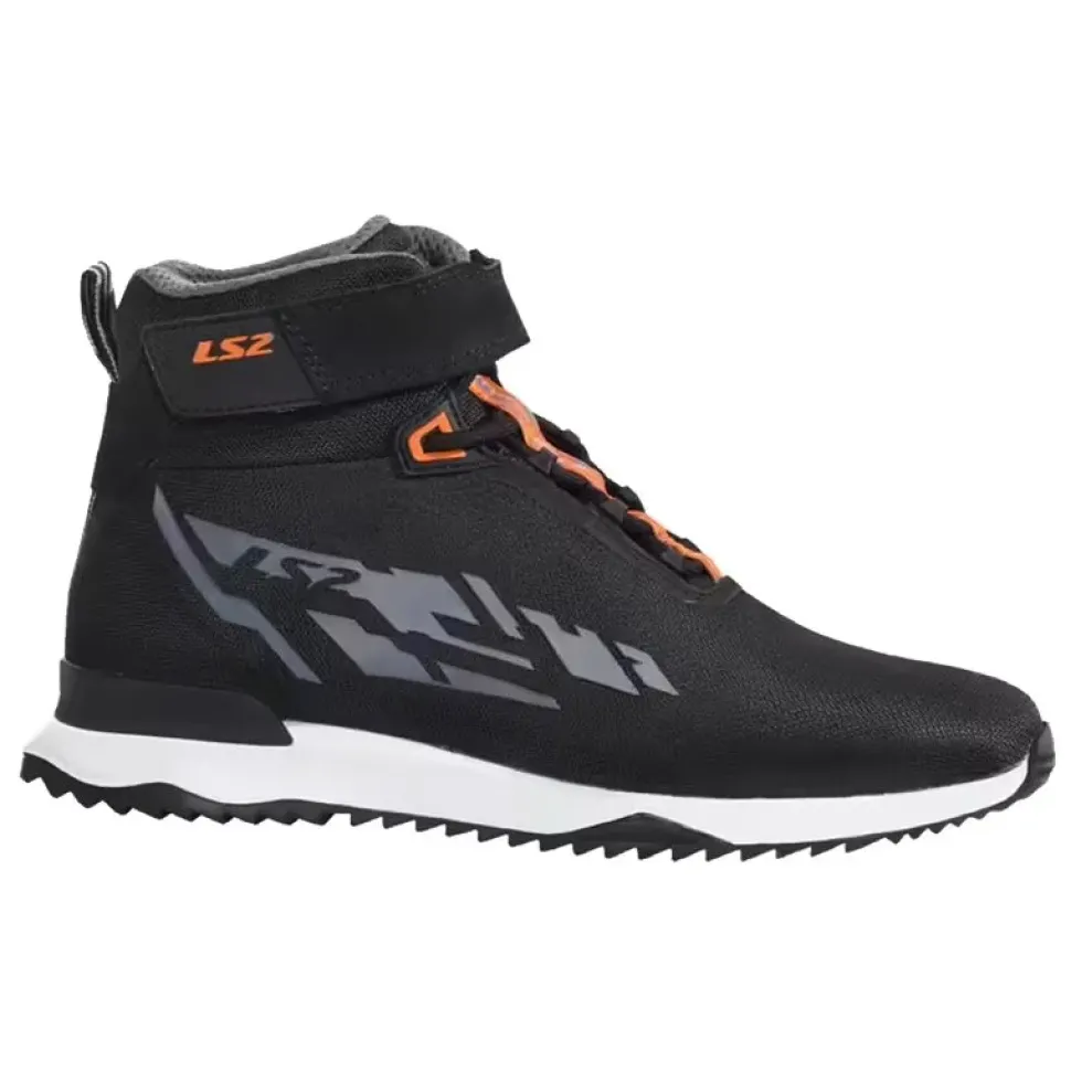 Sko Ls2 Acrux Herr Svart/Orange